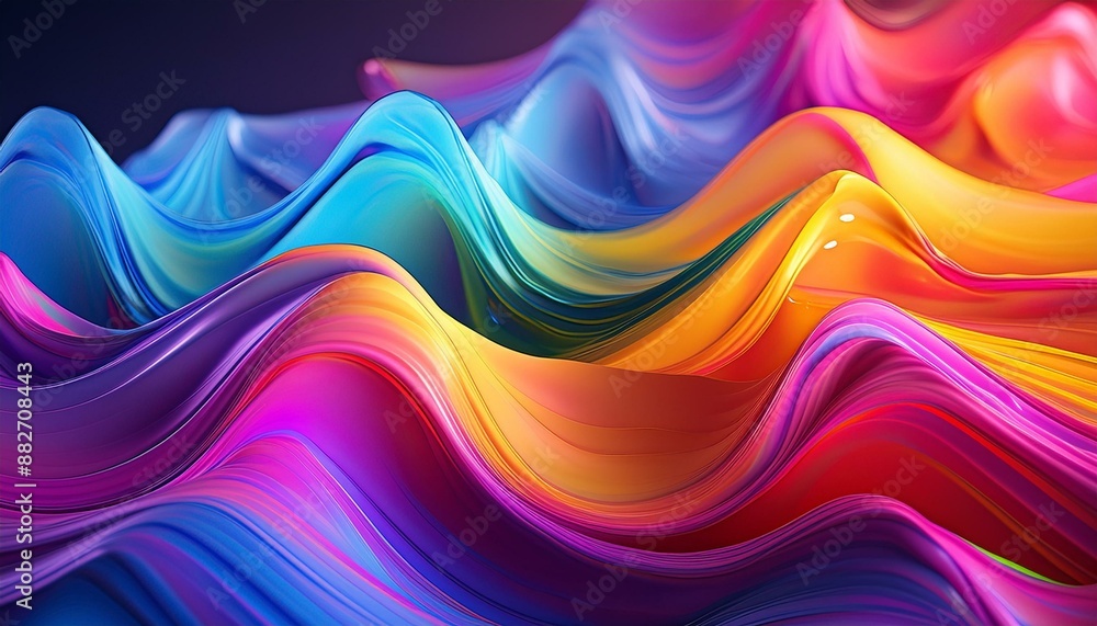 abstract colorful waves background abstract colorful waves background