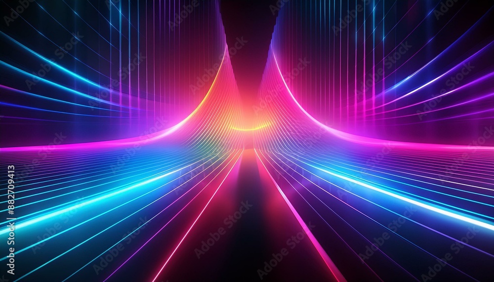 abstract colorful waves background abstract colorful waves background