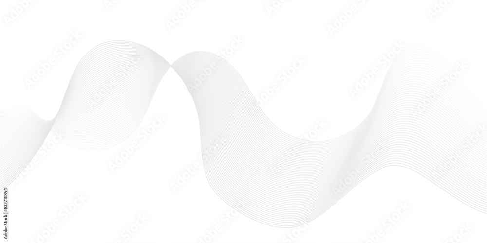 Abstract white and gray light blend paper wave line. abstract gradient and white wave curve creative technology flowing particles lines background. Modern flowing wave lines glowing moving sound. Abstract white and gray light blend paper wave line. abstract gradient and white wave curve creative technology flowing particles lines background. Modern flowing wave lines glowing moving sound.