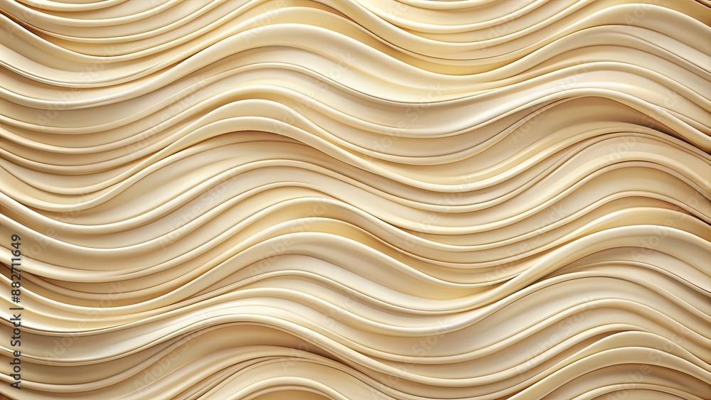 Creamy wavy patterns with multi-layered texture, cream, waves, abstract, background, seamless, design, elegant, swirls, soft