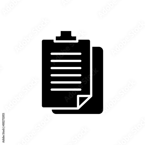 clipboard glyph icon