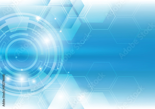 Abstract high tech futuristic technology design