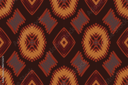 Aztec style abstract vector illustration. design for texture, fabric, clothing, African ikat ancient Egypt arabesque cloth Asian design bandana print silk