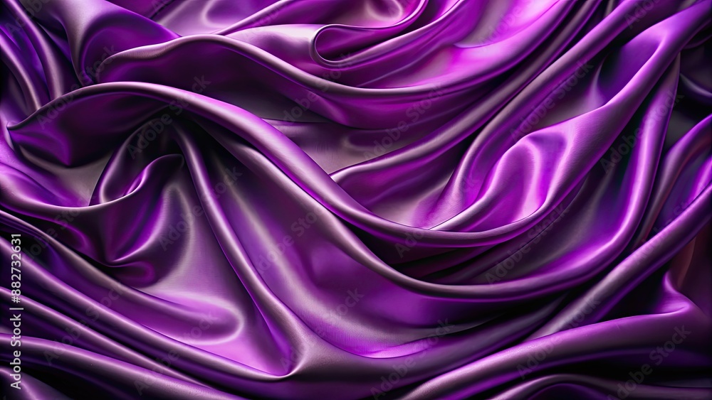 Fototapeta premium Elegant and luxurious purple silk background perfect for fashion and beauty designs, silk, purple, background, luxurious