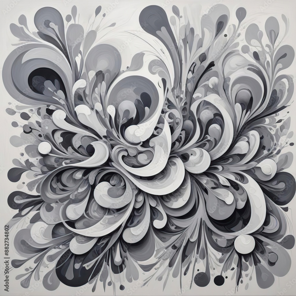 abstract floral background Ai generated abstract floral background Ai generated