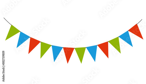 bunting, logotype, geometric, abstract, bunting, colors, flags, party, birthday, celebrate, decoration,