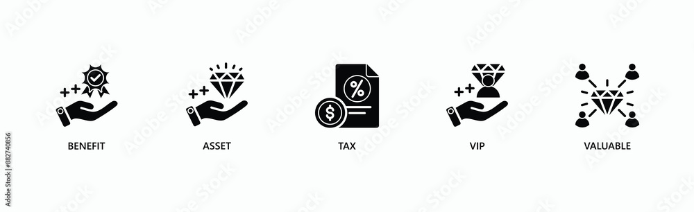 High Value Resource Banner Web Icon Vector Illustration Concept With Icon Of Benefit, Asset, Tax, Vip, Valuable High Value Resource Banner Web Icon Vector Illustration Concept With Icon Of Benefit, Asset, Tax, Vip, Valuable