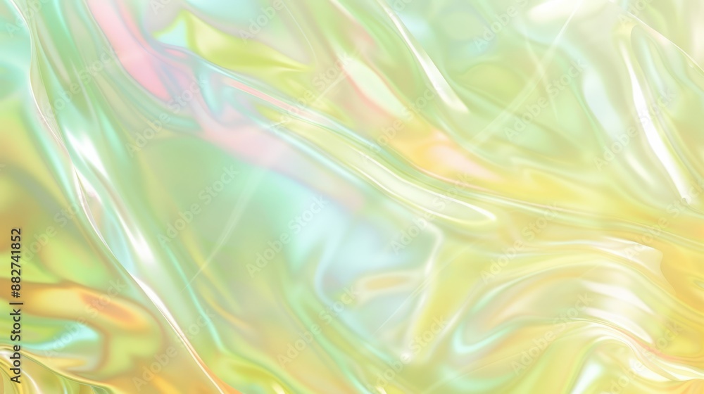 Obraz premium Chartreuse pastel iridescent simple gradient background