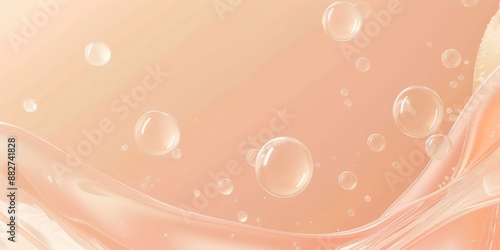 Ethereal Peach Bubbles and ...