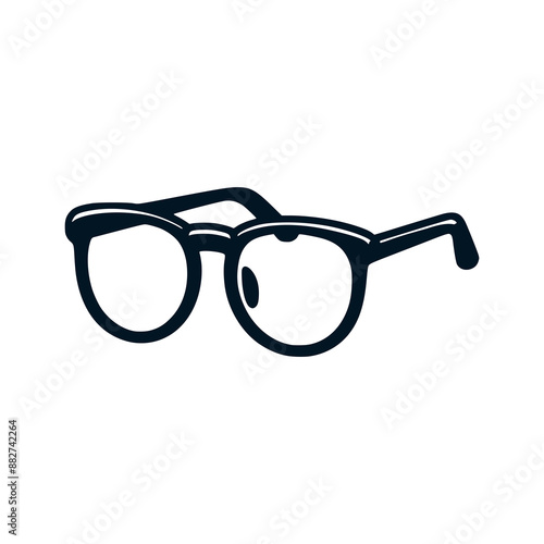 eyeglass accessories vector illustration template design