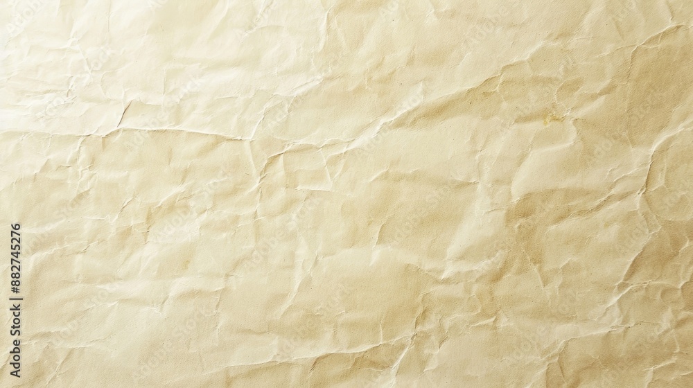 Obraz premium Cream light grunge old paper surface texture with a cardboard background viewed up close