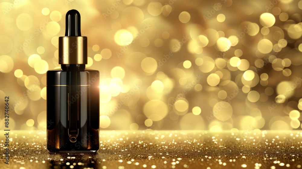 Elegant vector illustration of a black bottle Elegant vector illustration of a black bottle
