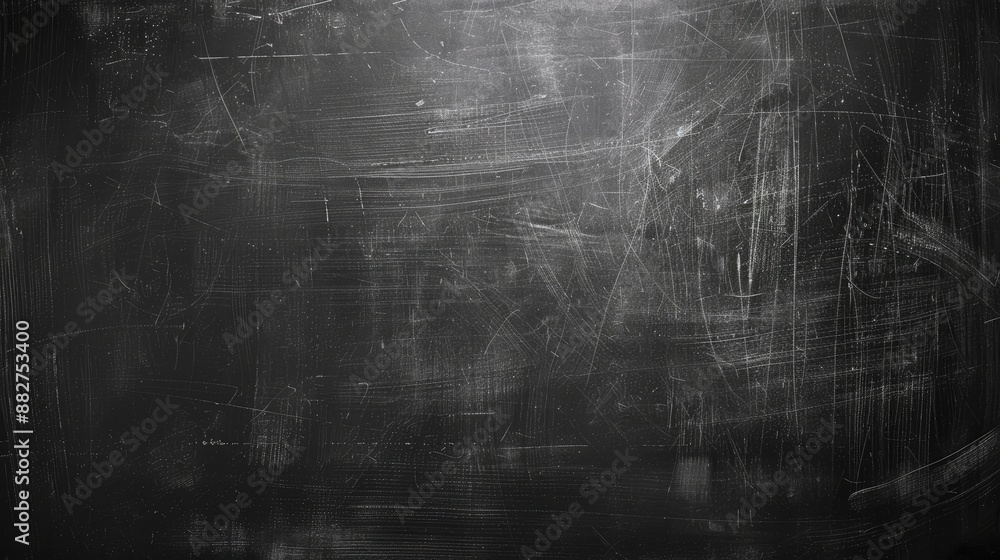 Fototapeta premium Dirty black chalkboard backdrop