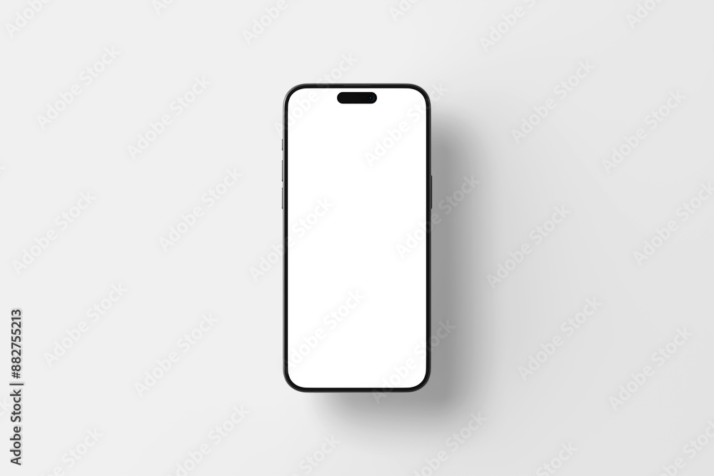 floating smartphone Mockup top view angle blank floating smartphone Mockup top view angle blank