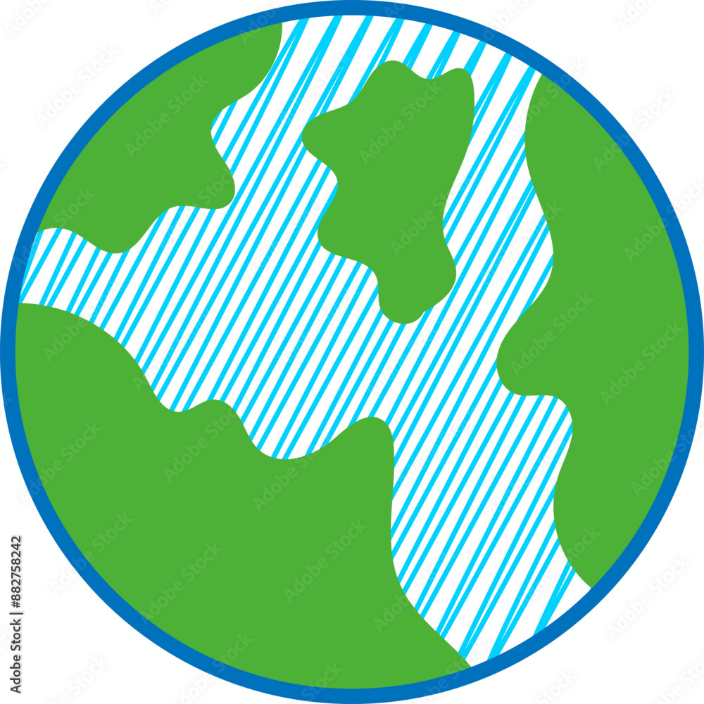 Hand Drawn Earth Hand Drawn Earth