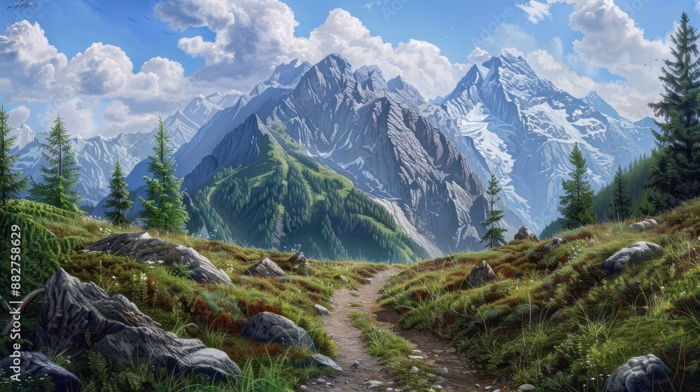 Mountain Trail Break Mountain Trail Break
