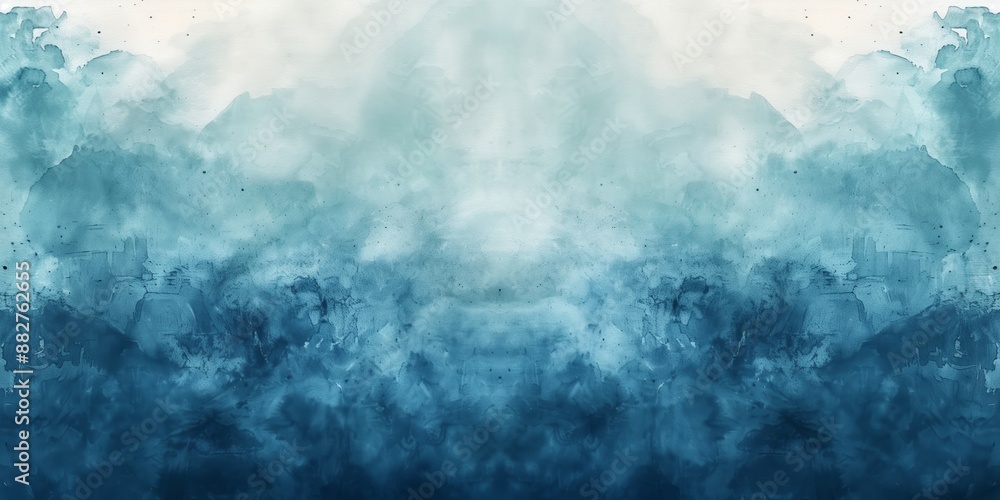 Abstract Blue and White Watercolor Background with Fluid Texture and Gradient Shades Abstract Blue and White Watercolor Background with Fluid Texture and Gradient Shades
