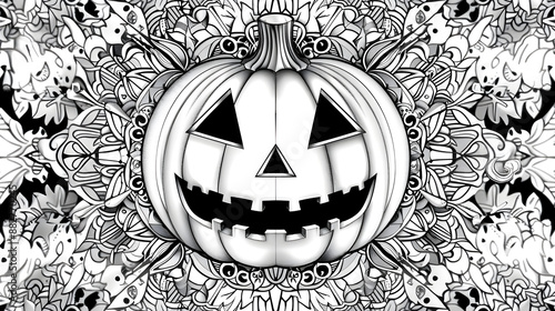 Halloween, Colouring in Page