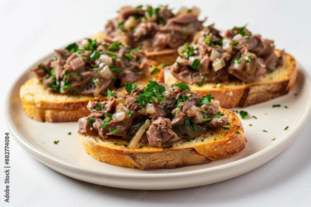 Flavorful Duck Rillette with Homemade Crostini Flavorful Duck Rillette with Homemade Crostini