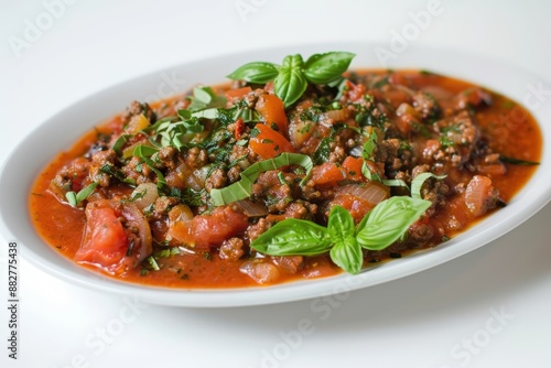 Delicious Duffs Meat Sauce with Fresh Basil and Garlic