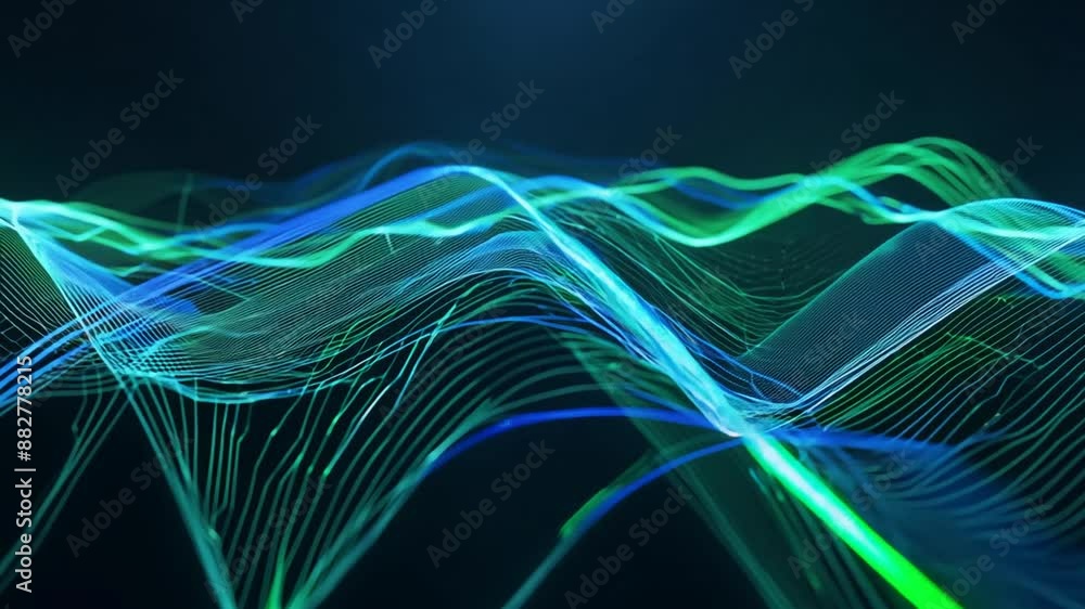 Futuristic Network Lines Abstract Background Generative AI Futuristic Network Lines Abstract Background Generative AI