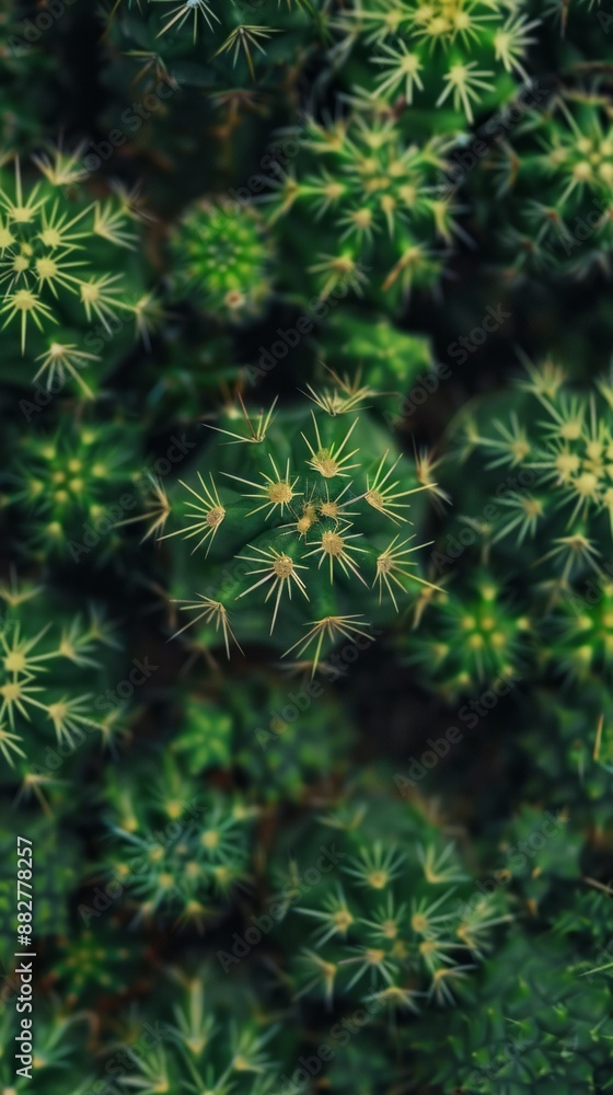 Prickly Cactus Plant Texture Background, 4K hyperrealistic photo Prickly Cactus Plant Texture Background, 4K hyperrealistic photo