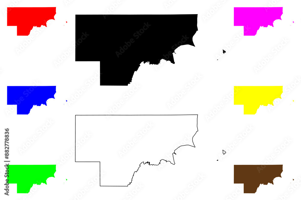 Arenac County, Michigan (U.S. county, United States of America, USA, U.S., US) map vector illustration, scribble sketch Arenac map Arenac County, Michigan (U.S. county, United States of America, USA, U.S., US) map vector illustration, scribble sketch Arenac map