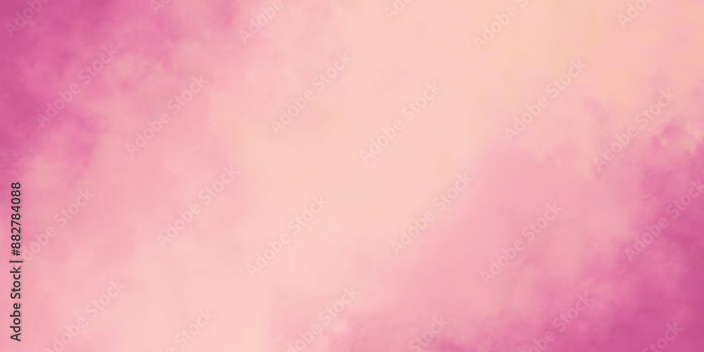 Obraz premium Clouds in the sky with copy spac, Abstract summer landscape background with pink clouds. 