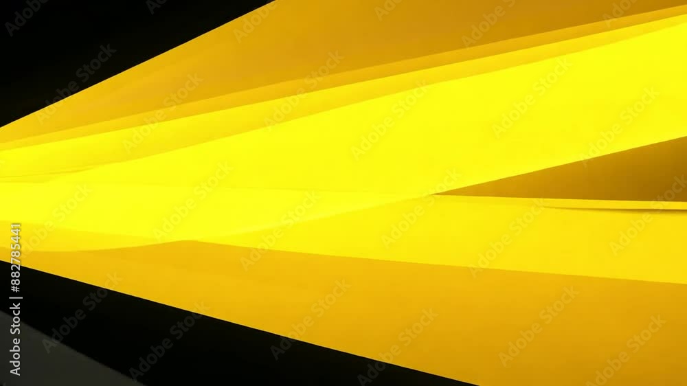 Abstract Yellow Glowing Movement Generative AI Abstract Yellow Glowing Movement Generative AI