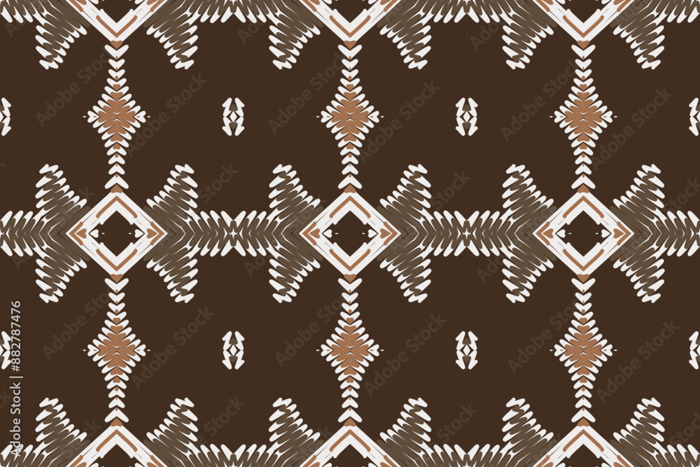 Abstract Ikat Art Seamless Pattern Folk Embroidery Aztec Geometric Art, Geometric Ethnic, African Ikat Paisley Embroidery. Navajo, Seamless Pattern Abstract Ikat Art Seamless Pattern Folk Embroidery Aztec Geometric Art, Geometric Ethnic, African Ikat Paisley Embroidery. Navajo, Seamless Pattern