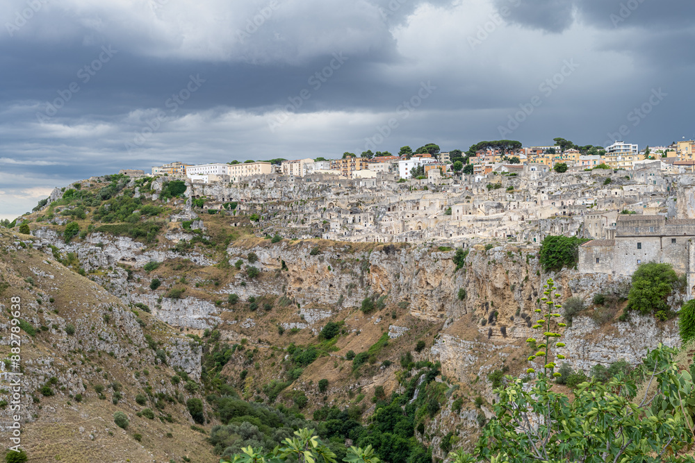 Fototapeta premium Panorama of the city of Matera, City of stones