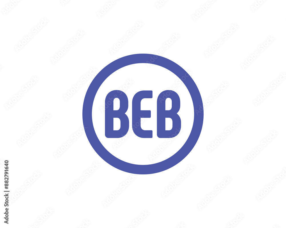 BEB Logo design vector template. BEB logo design. BEB Logo design vector template. BEB logo design.