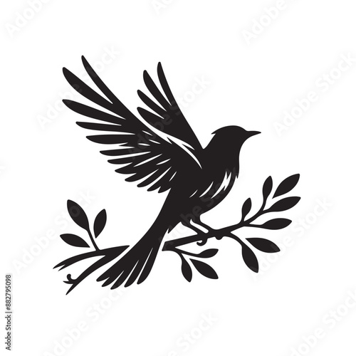 silhouette of a bird