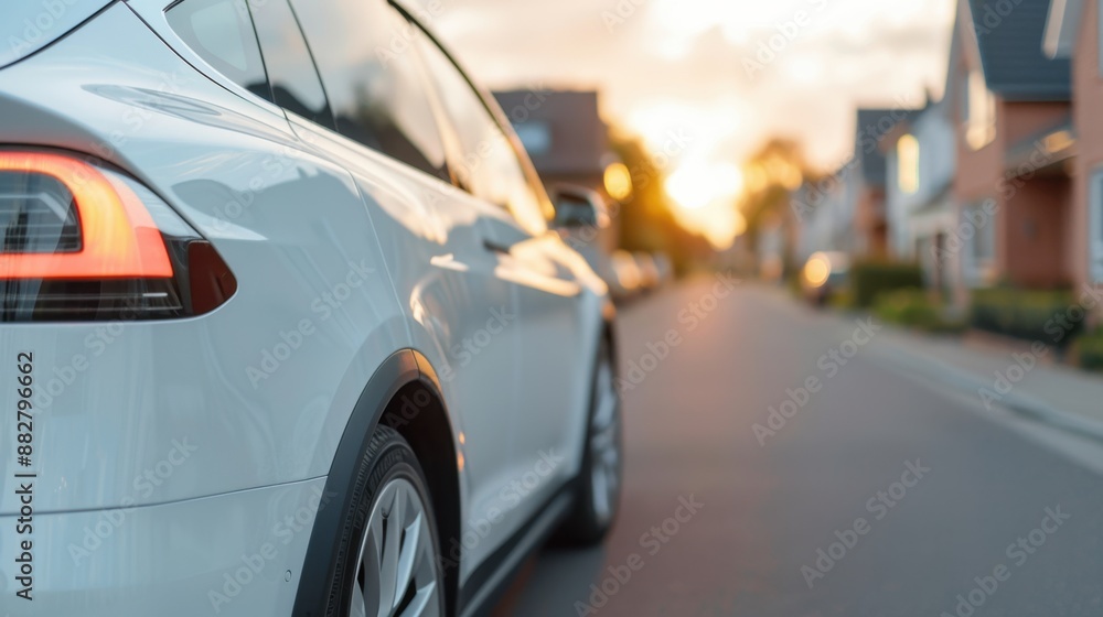 Banner ad showcasing new lower prices for electric vehicles with ample copy space, emphasizing affordability and depth of field. Banner ad showcasing new lower prices for electric vehicles with ample copy space, emphasizing affordability and depth of field.