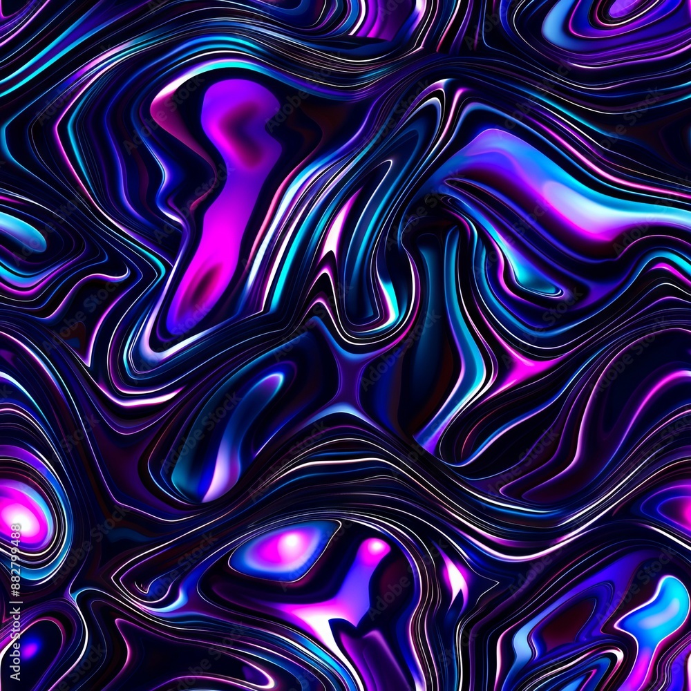 Obraz premium A purple and blue abstract background with swirling colors.