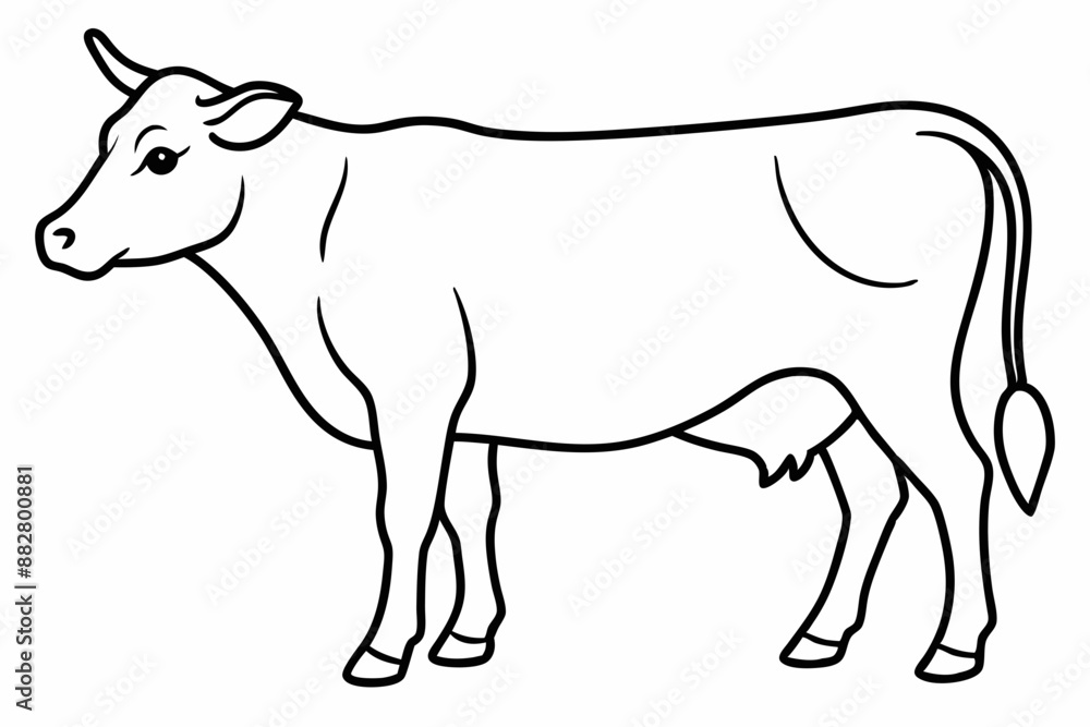 cow line art vector illustration
cow line art vector illustration