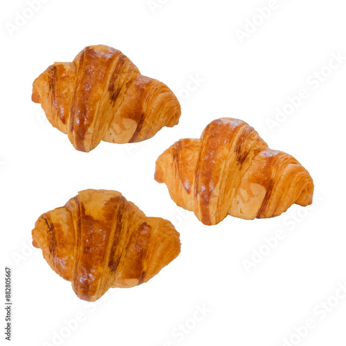 croissant isolated on white background