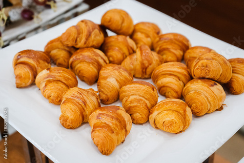 fresh baked croissants