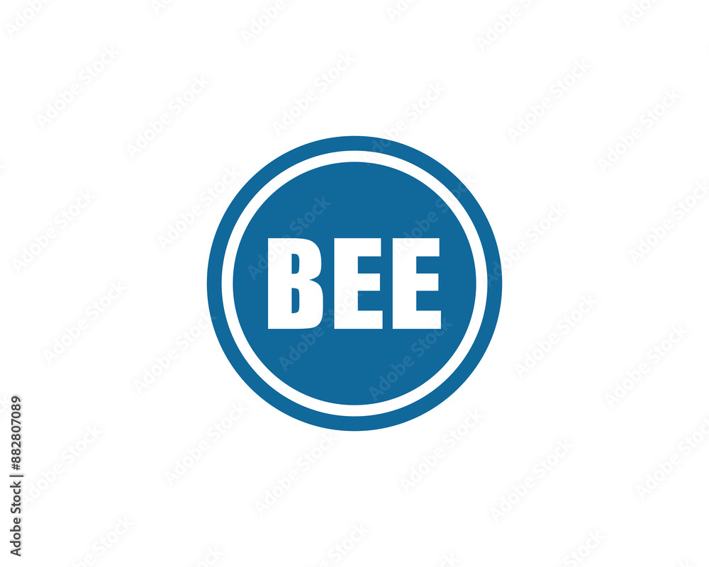 BEE Logo design vector template. BEE logo design. BEE Logo design vector template. BEE logo design.