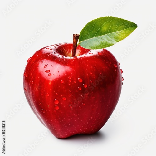Apple With leave Transparent background