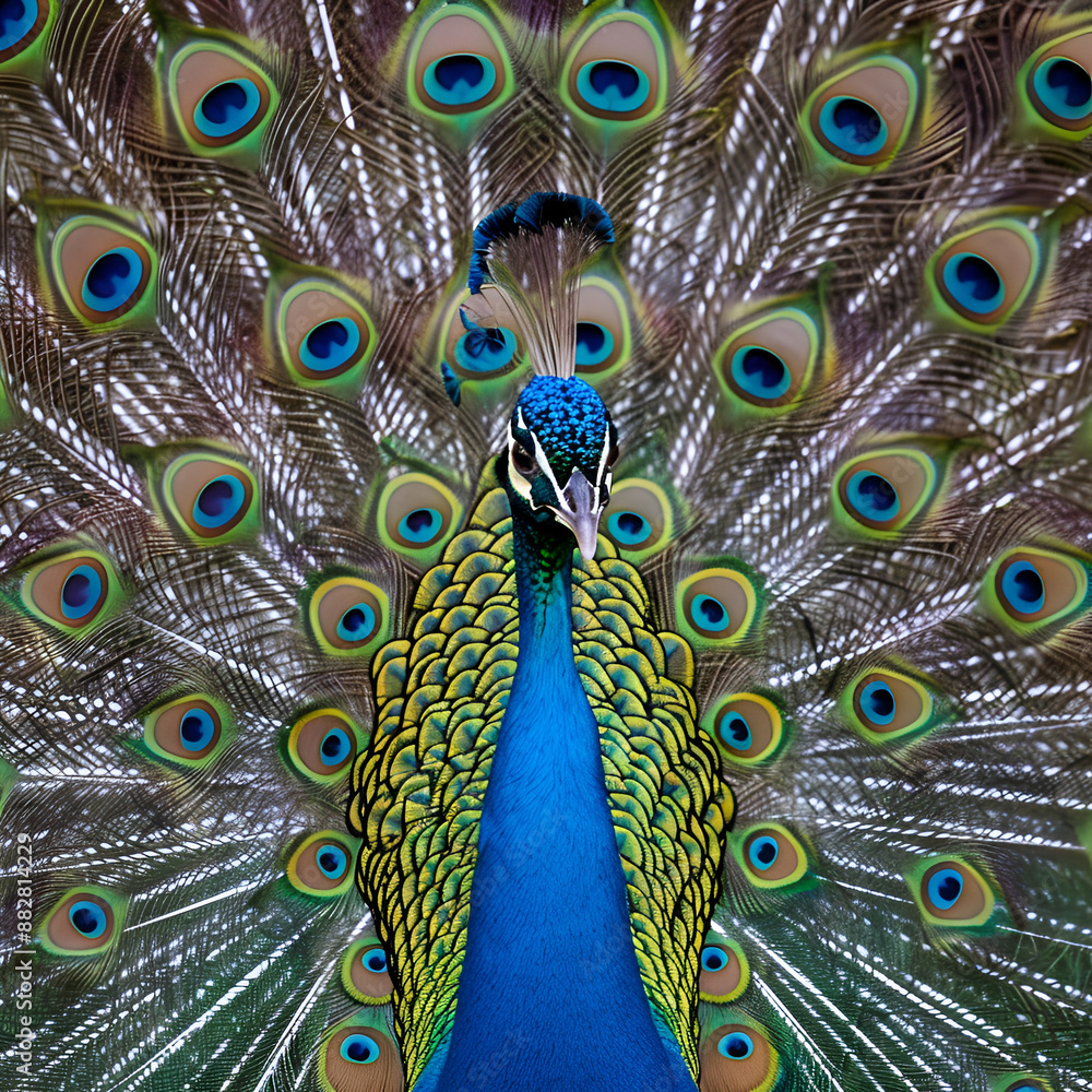 Obraz premium peacock with feathers