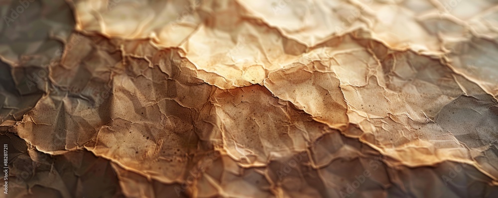 Worn paper texture with visible creases, 4K hyperrealistic photo Worn paper texture with visible creases, 4K hyperrealistic photo