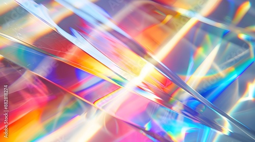 Vibrant Abstract Light Refractions