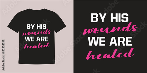 By His Wounds We Are Healed Free Vector