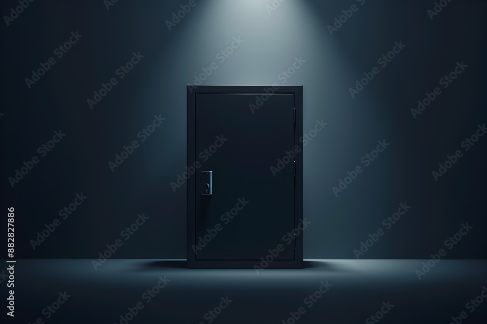 Dark Mysterious Doorway Inviting into the Unknown Dark Mysterious Doorway Inviting into the Unknown