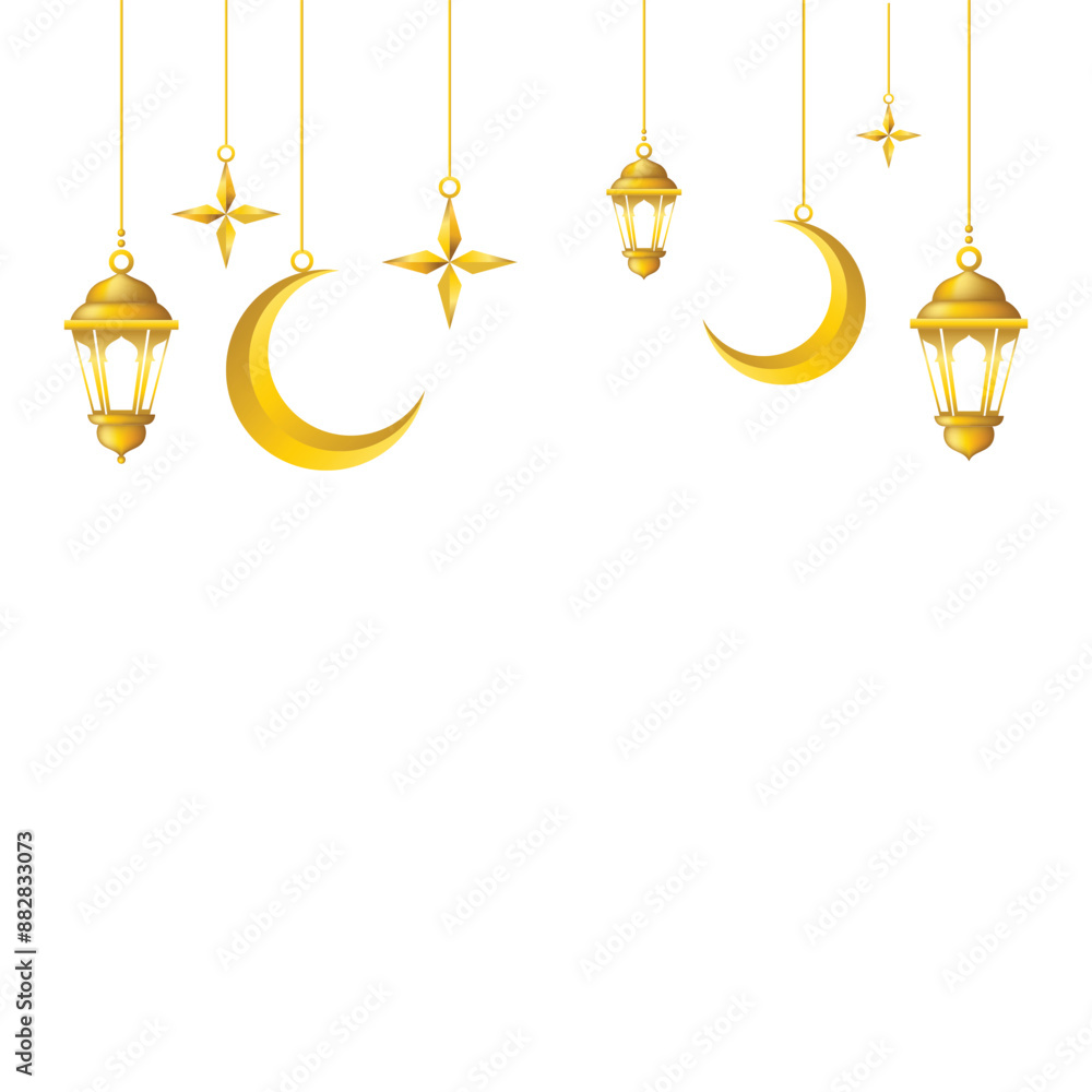 decoration lantern islam borders frame decoration lantern islam borders frame
