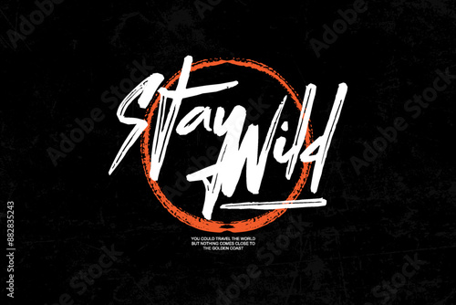 streetwear aesthetic typography motivational quotes graphic design t-shirt print design template