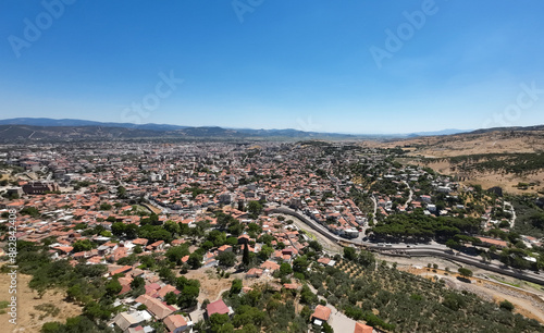 Historical antique works of Bergama, acropolis, kizilavlu, asclepion, photo