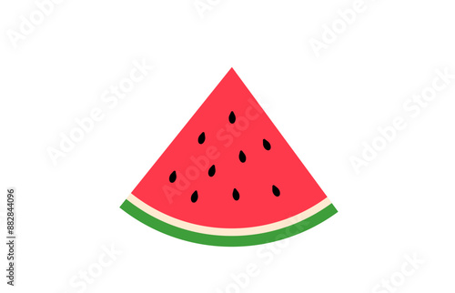 Watermelon half and sliced. Fresh and juicy watermelons. cut and chopped fruit. Vector illustration