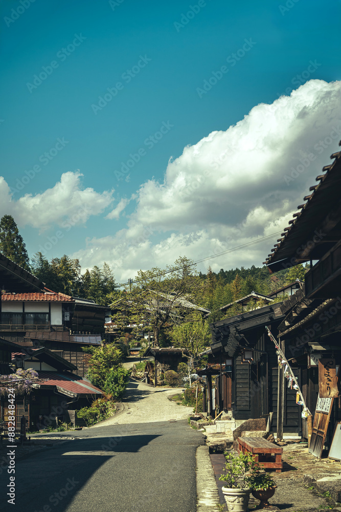 Φωτογραφία 【長野・岐阜県】中山道の歴史的街並み